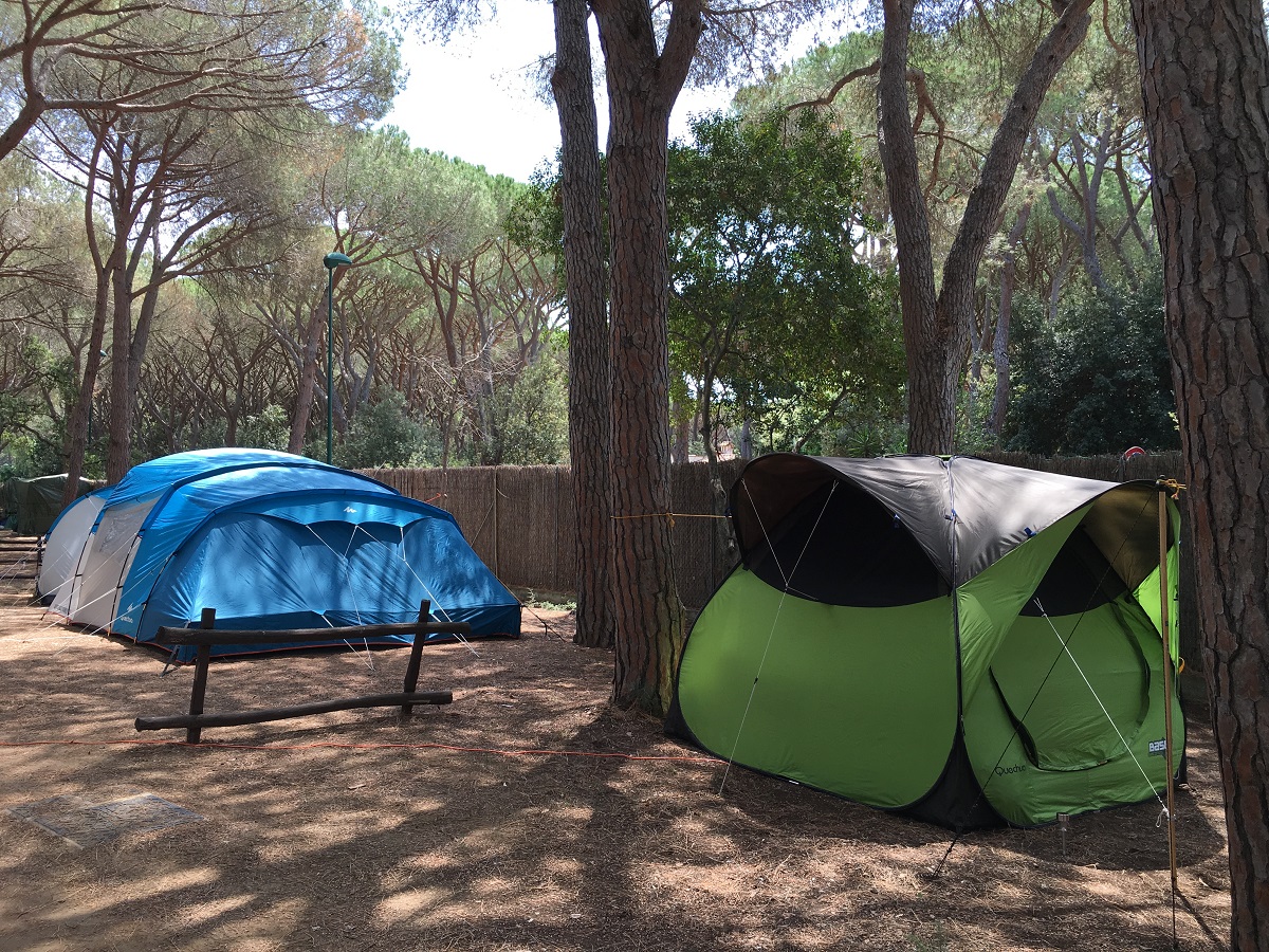 Camping in Tuscany by the sea