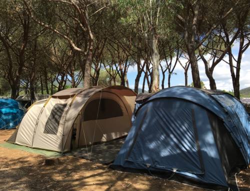 Holidays and weekends in tent at Rocchette