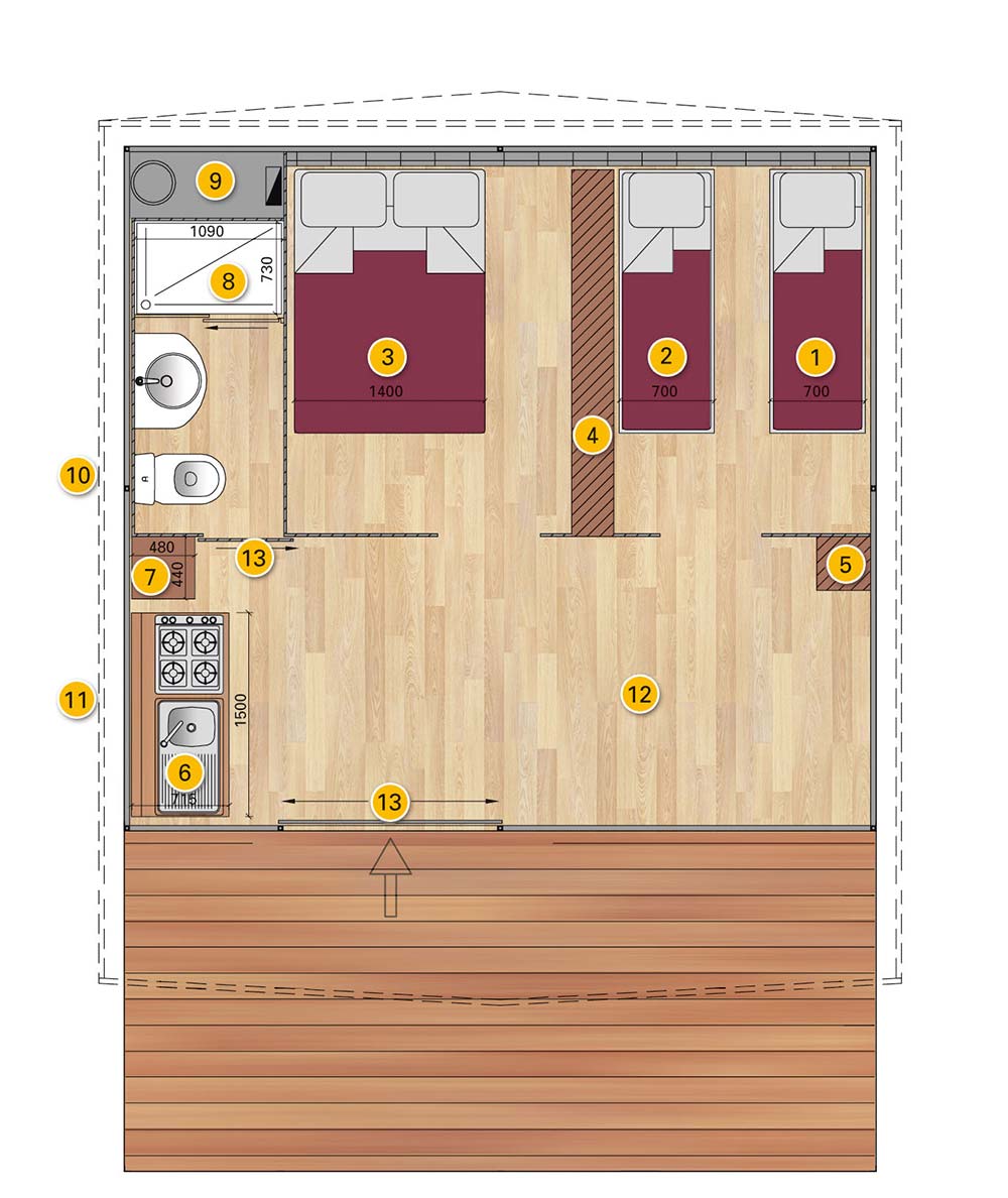 View floor plan