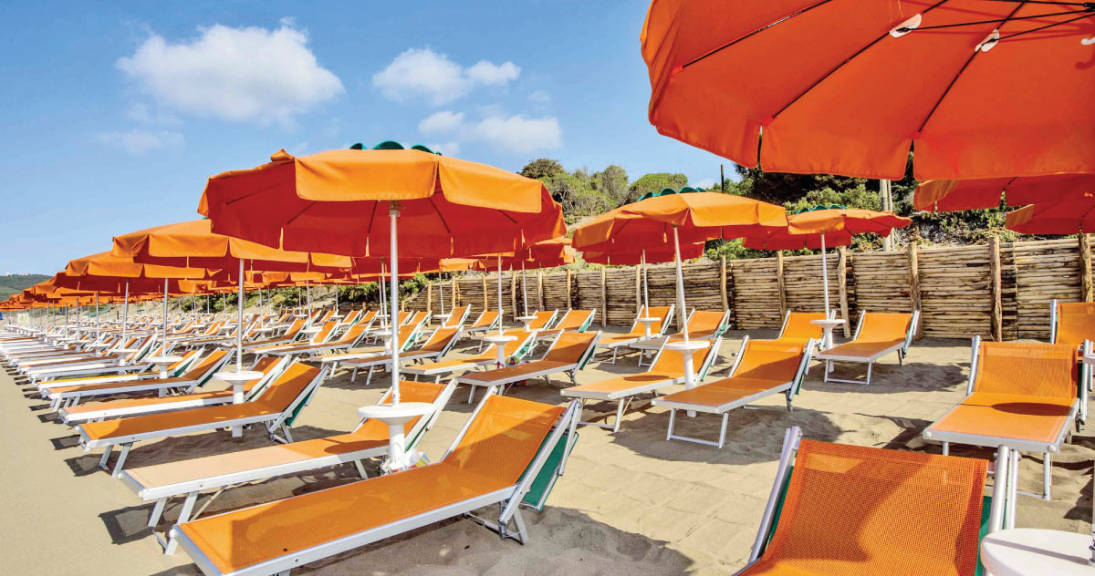 Spiaggia privata - Rocchette Camping Village