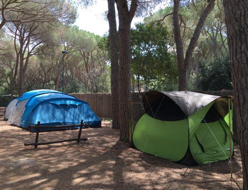 Camping au bord de la mer en Toscane