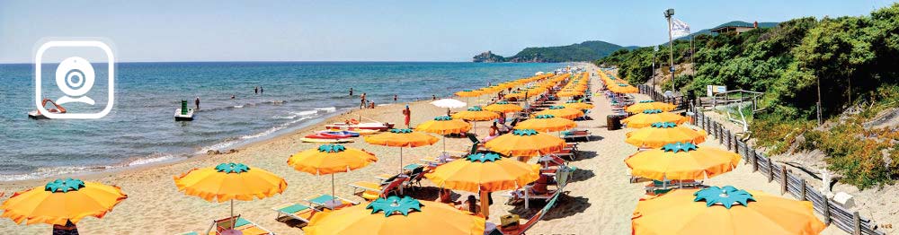 Panoramica spiaggia - Rocchette