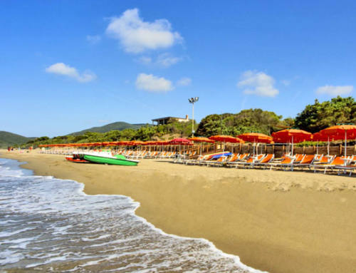 Vacances à la plage en camping en Toscane