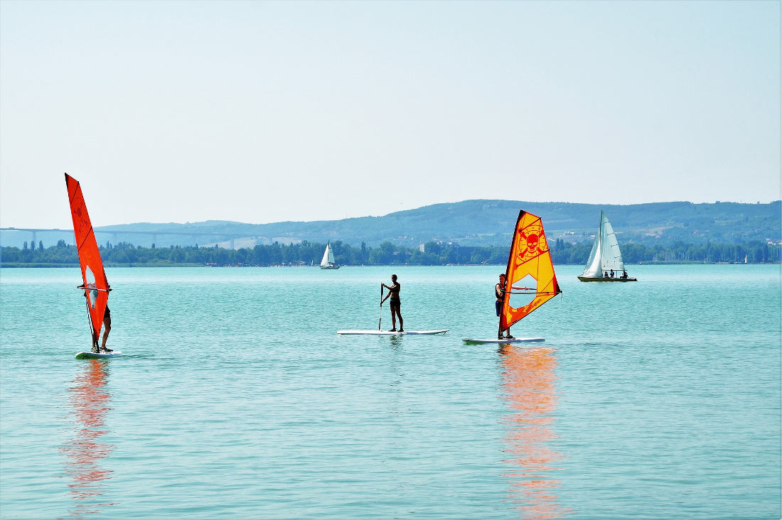 Wind-Surfen, Kite-Surfen, Segeln, Diving